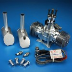 Marchio DLE 60 60CC Twin motore a Gas per aereo RC vendita a caldo, DLE60,DLE-60,DLE per aereo RC modello ad ala fissa